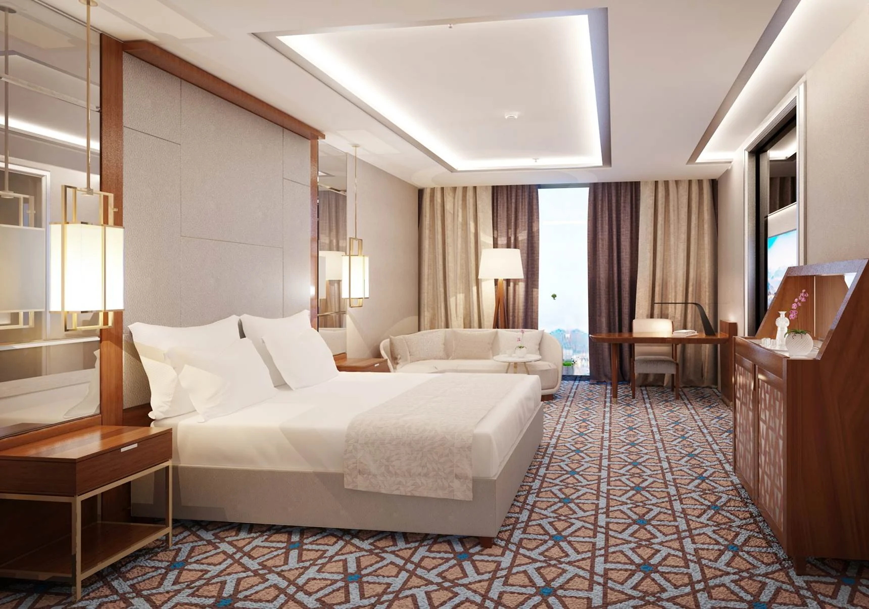 Intercontinental Hotel, Thuraya City, Kuwait — project view 1