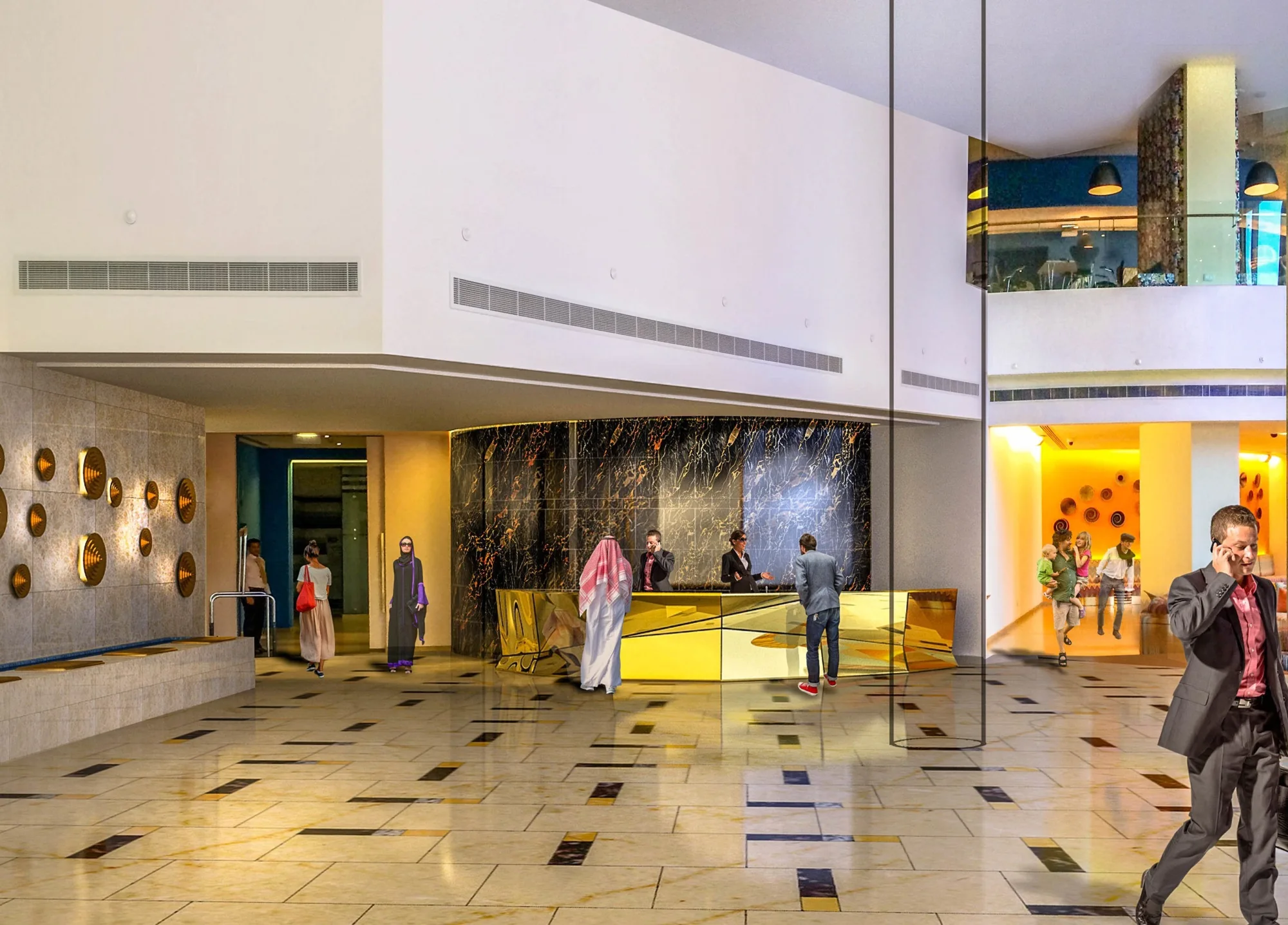 Symphony Style Hotel, Salmiya, Kuwait — project view 1