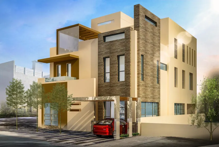 Villa for Hassan Al Hamdi, Kuwait — project view 1