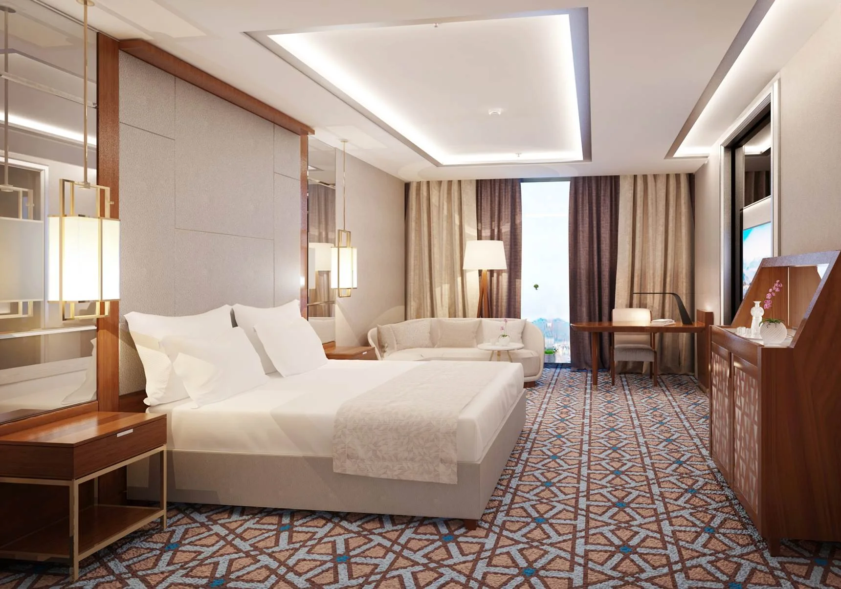 Intercontinental Hotel, Thuraya City, Kuwait — project view 3