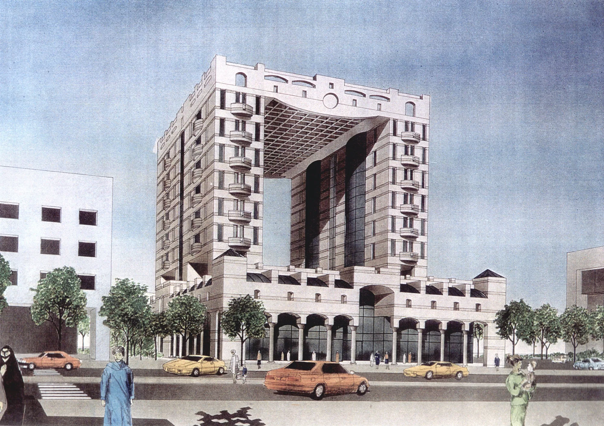 Central Plaza, Kuwait — project view 1