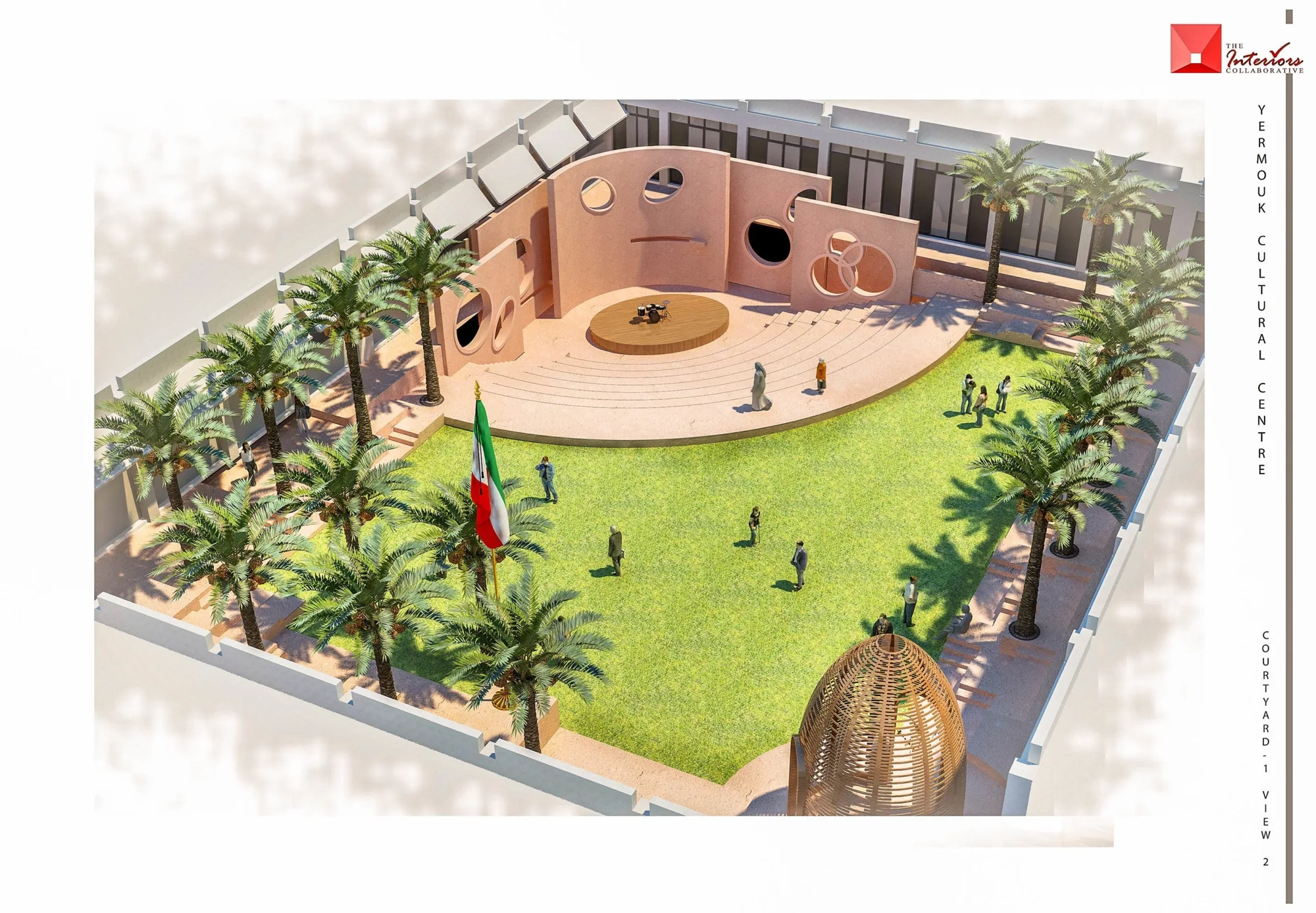 Yermouk Cultural Center, Kuwait — project view 2