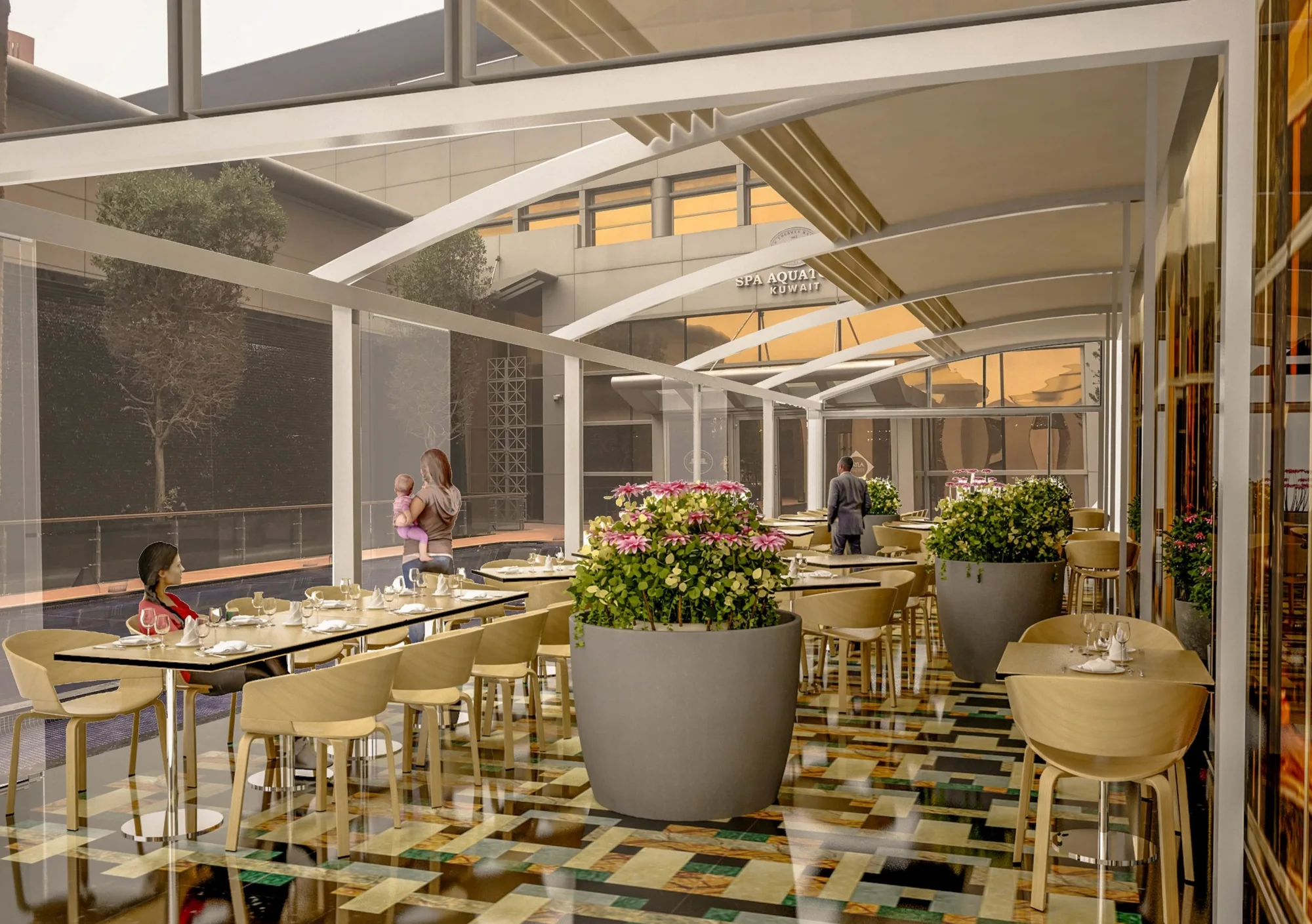 Ahmadi Terrace Restaurant, Kuwait — project view 2