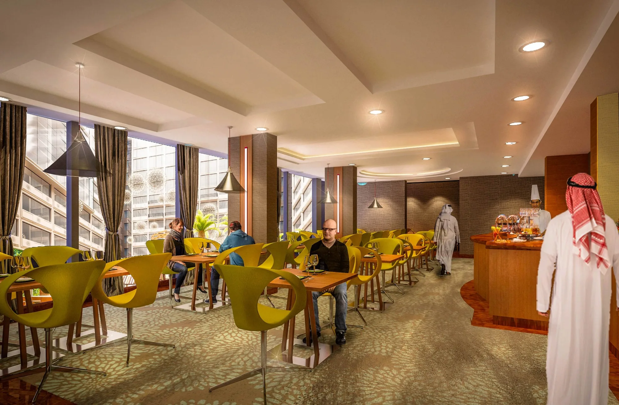 Crowne Plaza Extension, Al Thuraya City, Kuwait — project view 7