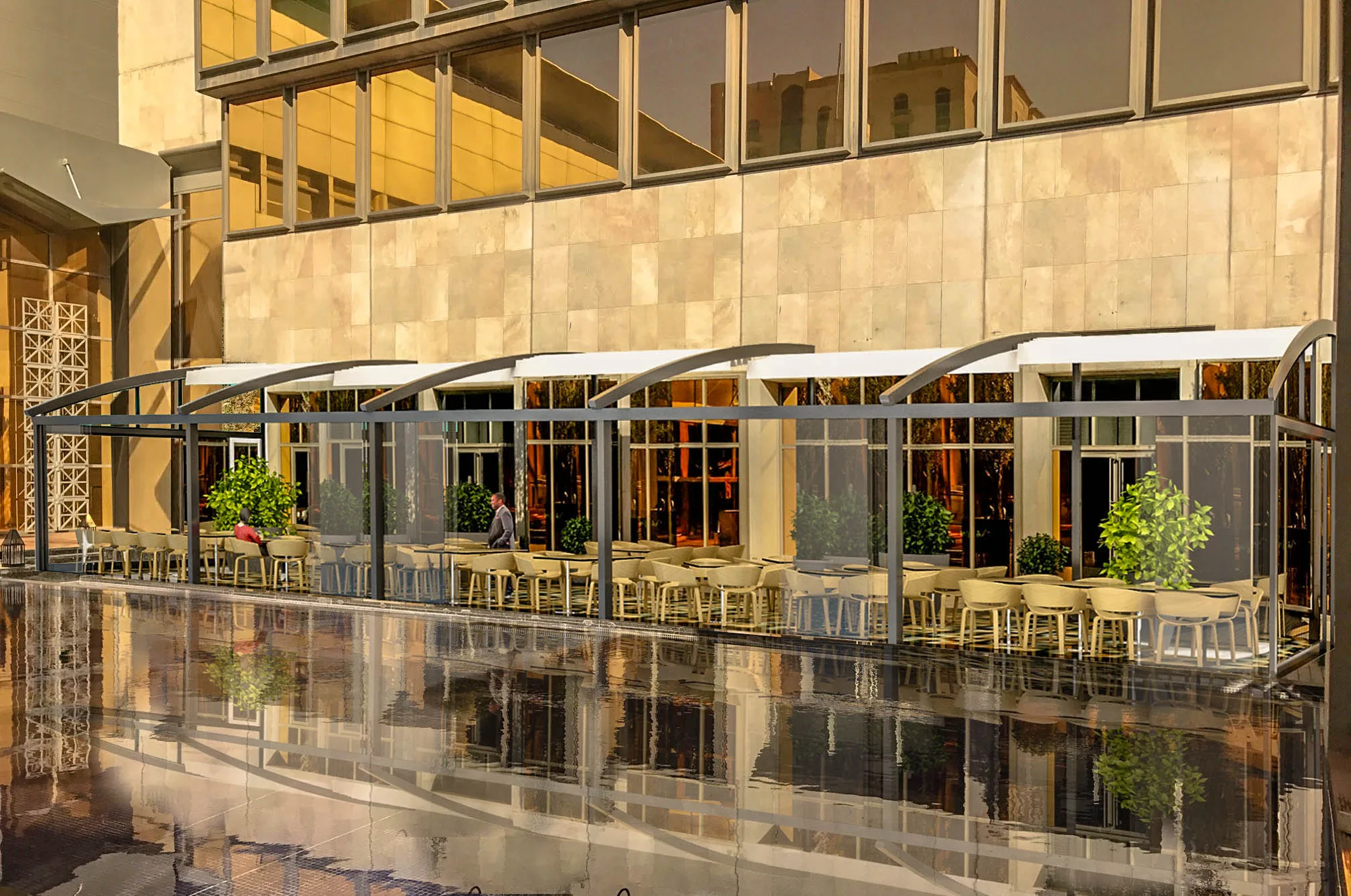 Ahmadi Terrace Restaurant, Kuwait — project view 1