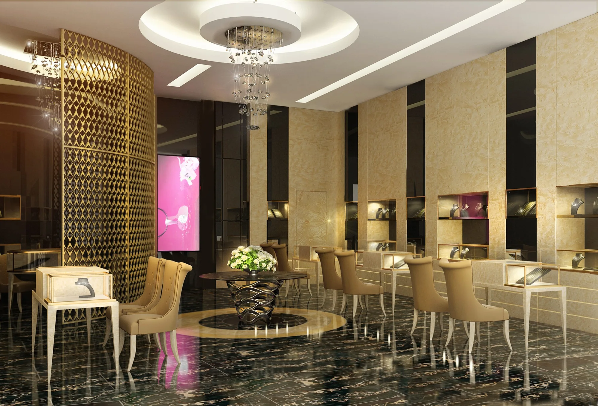 Zen Diamond Boutique, Abu Dhabi — project view 2