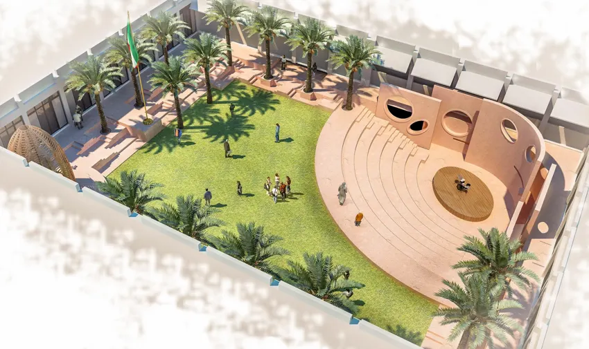 Yermouk Cultural Center, Kuwait — project view 1