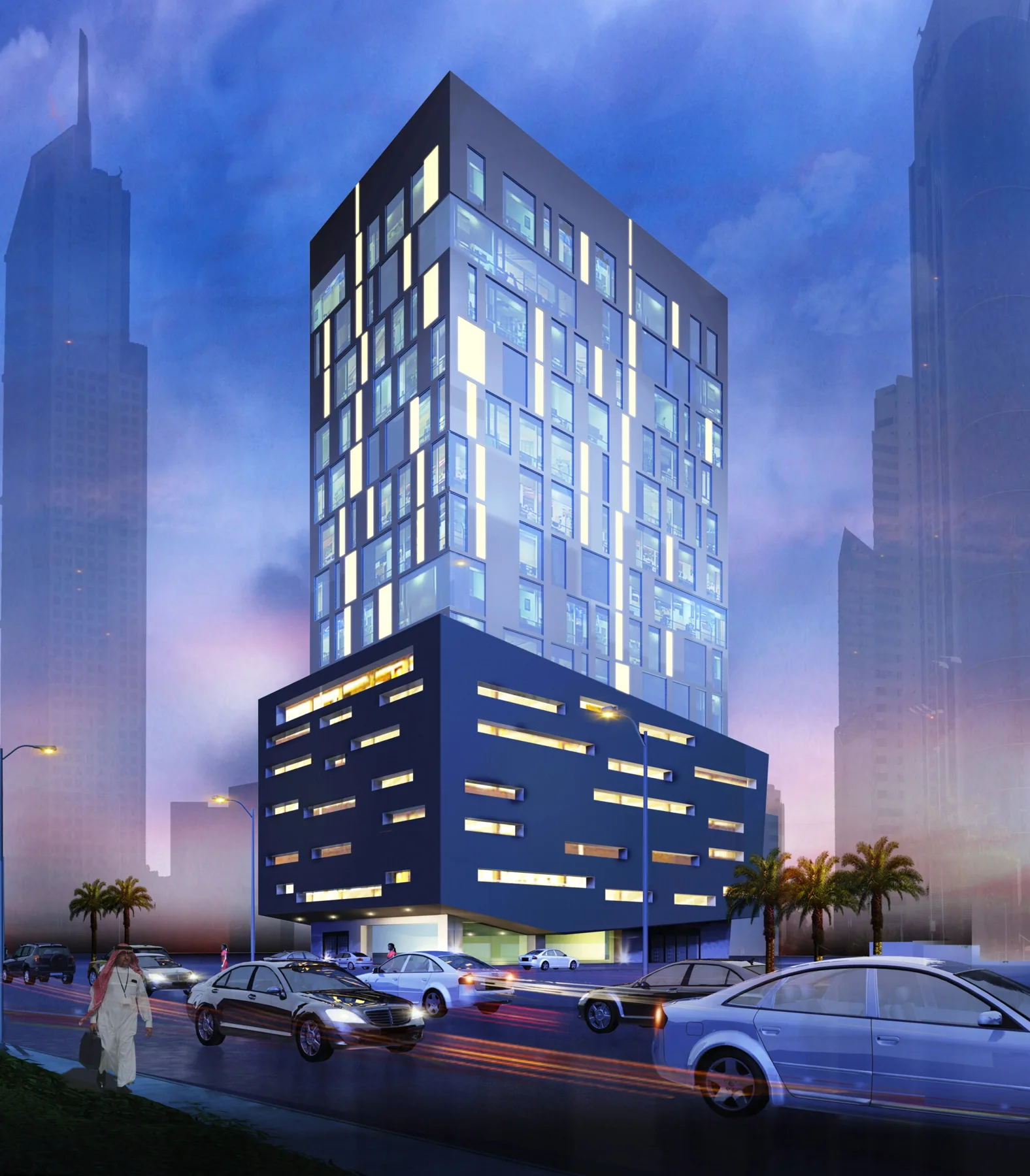 Mirqab Tower, Kuwait — project view 1
